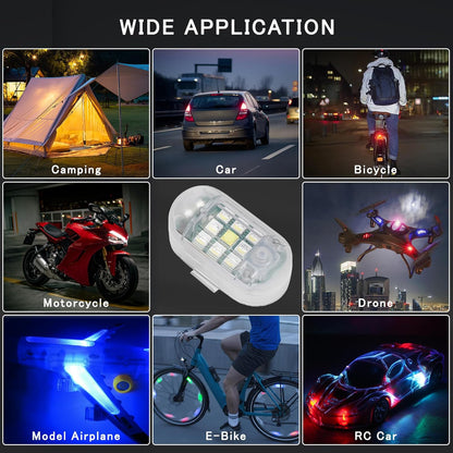Wireless Remote Control Anti - Collision LED Strobe Light Kit - VelosoleWireless Remote Control Anti - Collision LED Strobe Light Kitcar - accessories